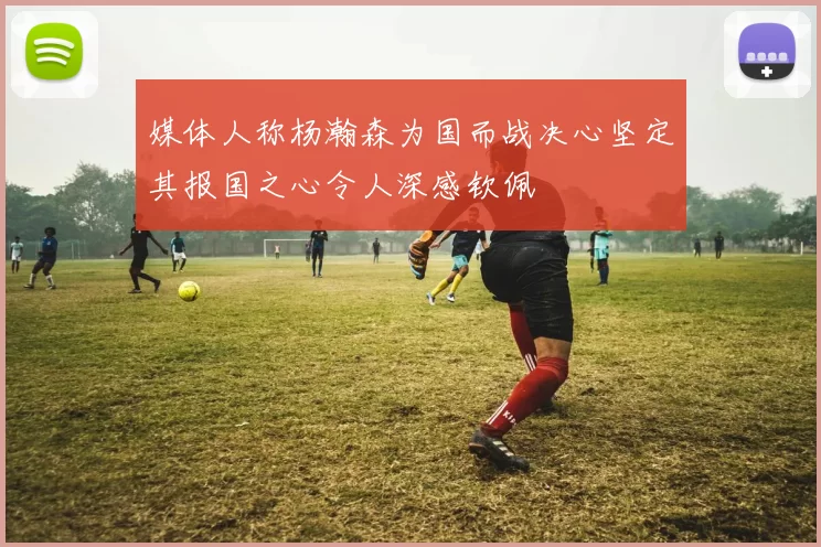 媒体人称杨瀚森为国而战决心坚定其报国之心令人深感钦佩